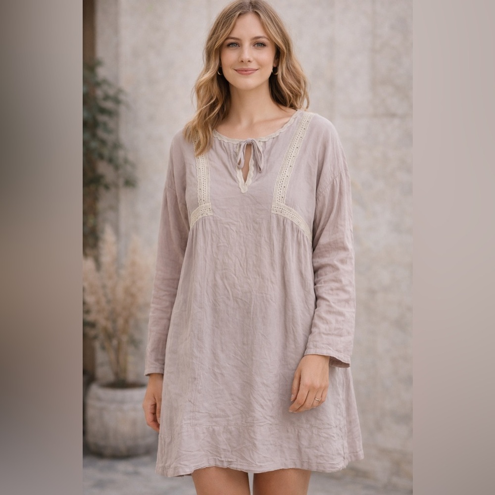 Very J Lavender dress NWT FEMININE, whimsical fairy lace‎ details